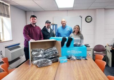Delivering Socks To Those In Need 