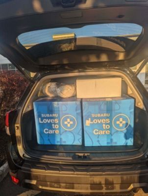 Subaru delivers hope and warmth to cancer patients in local communities!