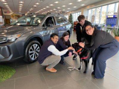 Copper and his Subaru Family