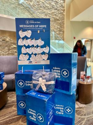 Bel Air Subaru has partnered with their local hospital for the Subaru Loves to Care initiative 
