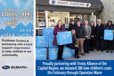 Subaru Loves to Help: Operation Warm Event at Trinity Place
