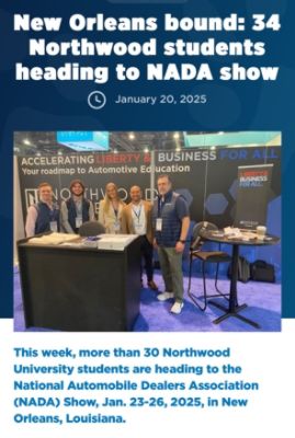 Northwood University and NADA