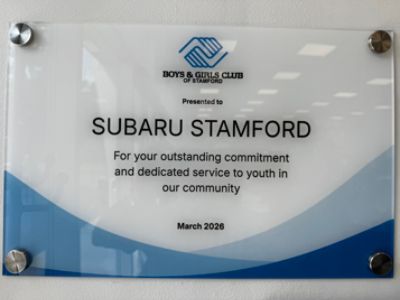 Boys and Girls Club honors Subaru Stamford as their Champion of Youth in 2026