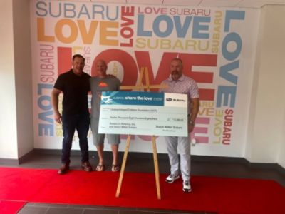 Dutch Miller Subaru Donates to the Underprivileged Children Foundation