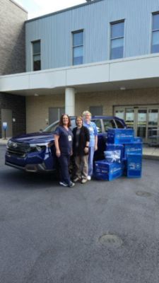 New Motors Subaru Drives Hope Forward with Donations to LLS and AHN St. Vincent Cancer Center