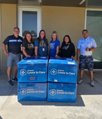Brown Subaru Delivers Comfort and Hope to Texas Oncology