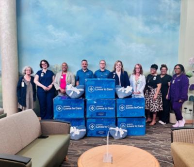 A Blanket, A Smile, A Reminder That O'Steen Subaru Cares for the Community! 