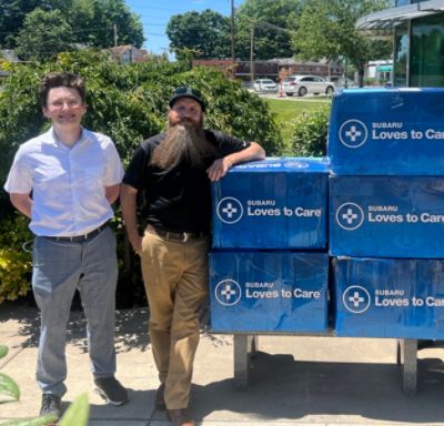 River City Subaru Donates Blankets to Cabell Huntington Hospital