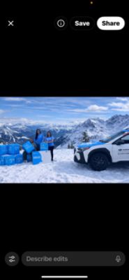 Subaru keeps our kids warm 