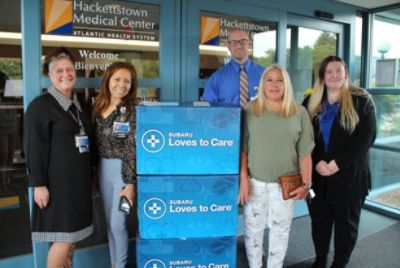 Blanket Donation to Hackettstown Medical Center