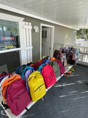 Backpack donation drive 