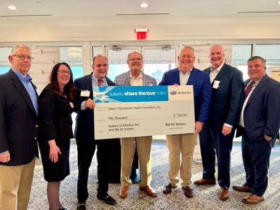 Bel Air Subaru Shares the Love with UM Upper Chesapeake Health