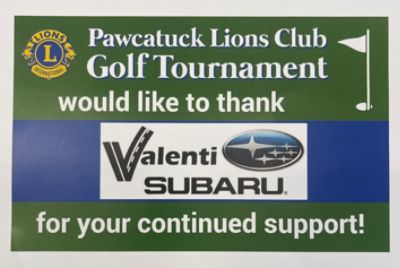 Valenti Subaru and Pawcatuck Lion Club