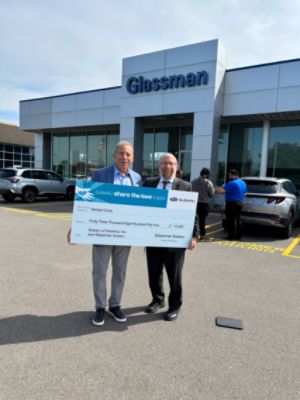Sharing the Love, Empowering Children: THANK YOU, Glassman Subaru!