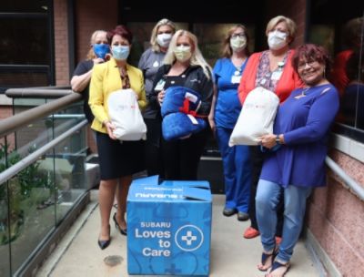 Colonial Subaru and LLS delivery "warmth" and hope to patients fighting cancer.
