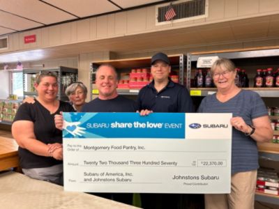 Johnston’s Subaru helps feed a community!
