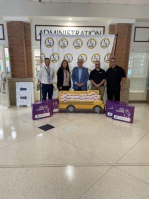 East Haven High School Receives a Donation