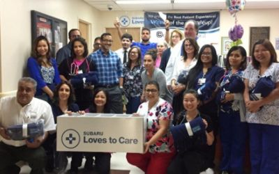 Subaru & LLS Deliver Gestures of Hope to Cancer Pa