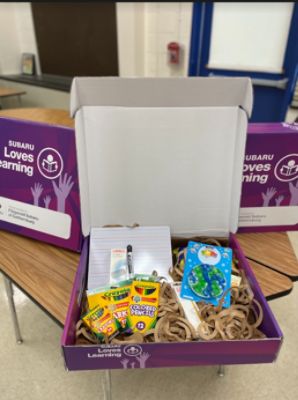 Fitzgerald Subaru of Gaithersburg donation to Watkins Mill Elementary School