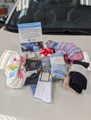 Ciocca Subaru of Allentown’s Sock Drive Warms Hearts and Soles
