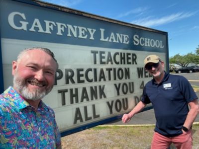 Gaffney Lane sends a Heartfelt Thanks for Appreciation our Teachers!