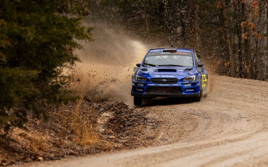 SUBARU Official Rally Team USA Fringe Scarf WRX Sti Racing Impreza Genuine New 