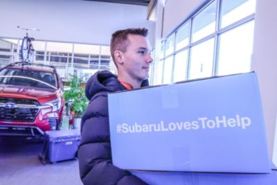 Subaru Loves to Help - Sock Donation