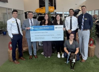 Subaru's Share the Love® Event Supports Pets at the Animal Defense League of Texas