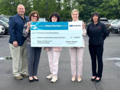 Victory Subaru Celebrates Record Breaking Share the Love Event