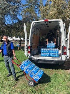 Stevens Creek Subaru Loves LLS NorCal Light The Night! Steps up to deliver a hydration station.