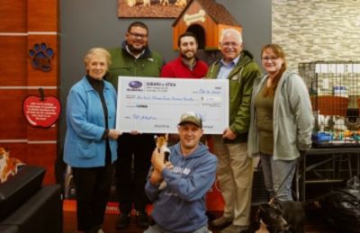 Subaru Loves Pets at Anita's Stevens Swan Humane Society