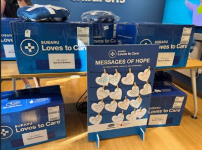 Garavel Subaru gives Love and Hope to cancer patients!