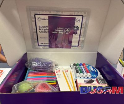 Busam Subaru Loves Learning: North College Hill Middle School Meaningful Donation 