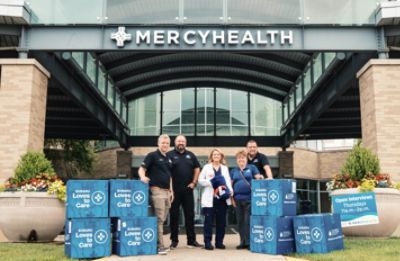 We are proud to donate these soft blankets to Mercy Health - Fairfield Hospital