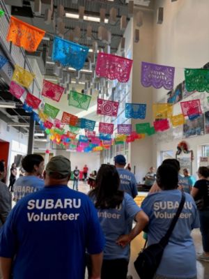 Gillman Subaru Volunteers at the Food Bank
