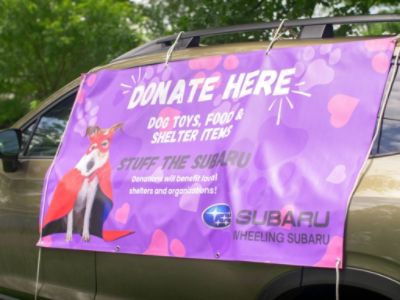 Wheeling Subaru as a major champion of Wheeling's FidoFest