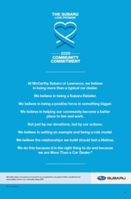 2026  Community Commitment Award