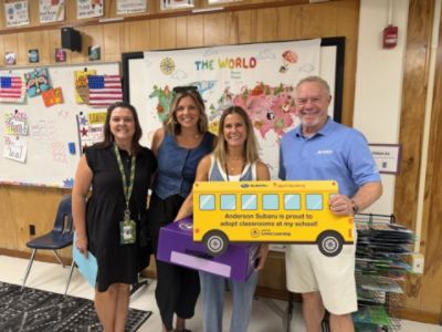 Anderson Subaru Loves Sherwood Elementary