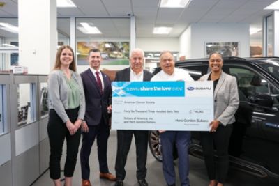 SUBARU DONATION SHARES THE LOVE BY FUNDING FREE RIDES TO CANCER TREATMENT 