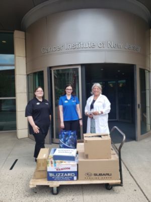 LG Subaru Loves to Care: Care Package Items for Cancer Patients, Rutgers Cancer Institute of NJ