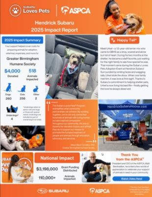 2025 Impact Report-Subaru Loves Pets