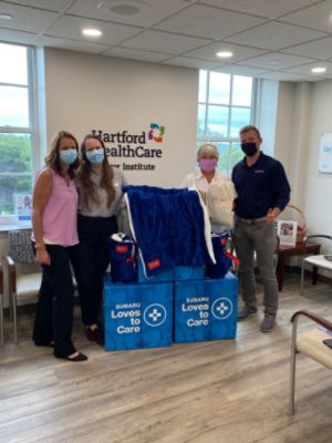 Blanket Donation to Charlotte Hungerford Hospital in Torrington, CT
