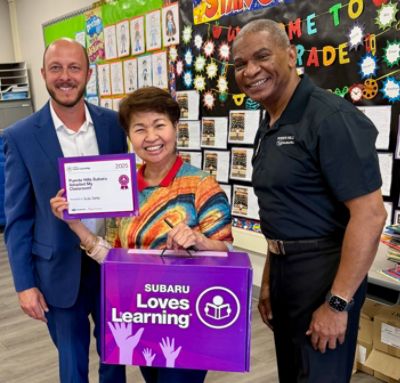 Subaru Loves Learning, Helping Schools and Students In Need