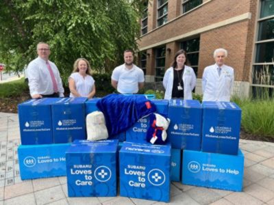 Delaware Subaru and Leukemia & Lymphoma Society Deliver Comfort to ChristianaCare Patients
