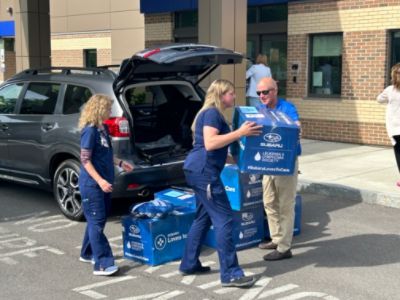 Royal Subaru Shares Love with Renzi Cancer Center at Guthrie Cortland Medical Center