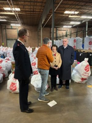Supporting The Salvation Army & WCCB to Brighten Local Holidays