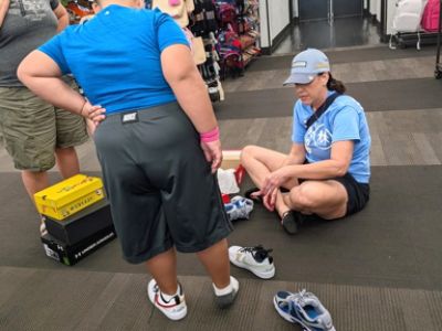New Shoes and a Community Behind Them