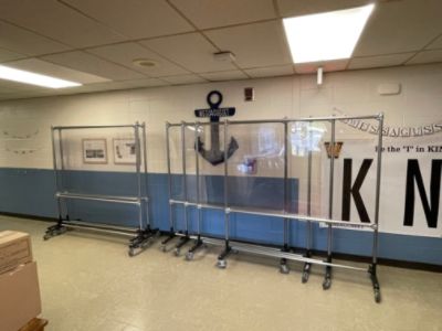 Classy Reuse of Covid Plexiglass Partitions 