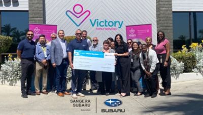Sangera Subaru helps Victory Family Services