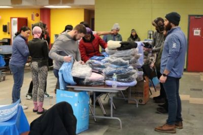Coat Drive with Cornerstone Community Outreach